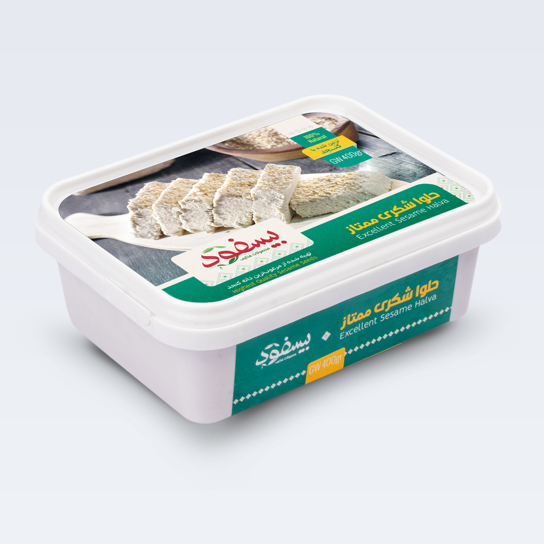 حلواشکری ممتاز 400 گرم بیسفود